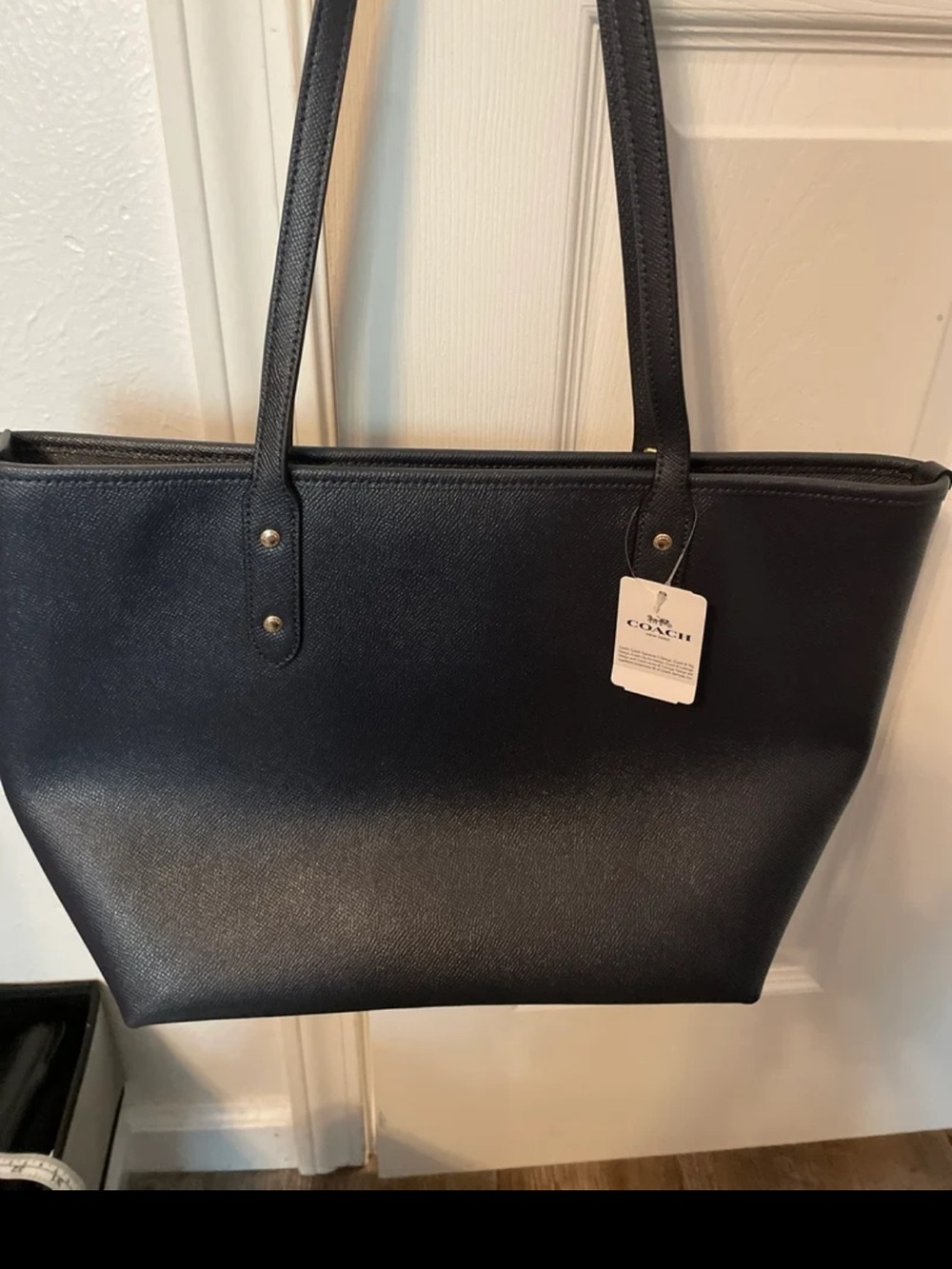 Coach City Zip Top Tote Bag (Midnight Blue) - Picture 2 of 6